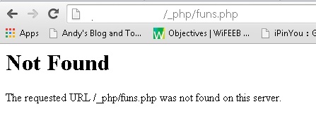 404-file-not-found The Common Include PHP File For My Sites php programming languages string web programming webhosting 