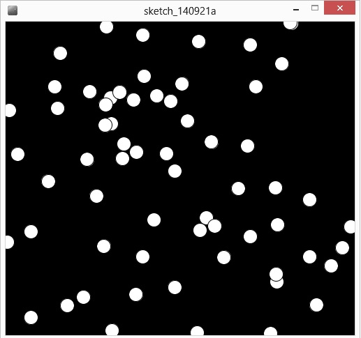 balls Bouncing Balls Animation Made in Processing Programming Language animation beginner code code library implementation Processing and ProcessingJS programming languages 