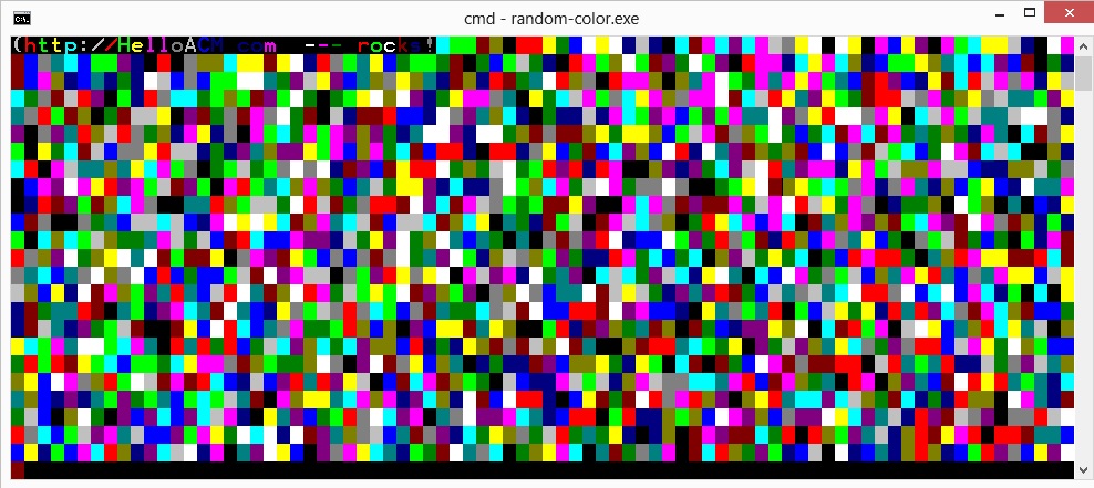 Simple C++ Animation - Ultimate Color Randomness | Algorithms, Blockchain  and Cloud