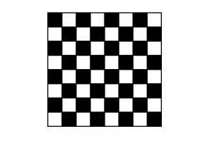 Draw a Chess Board using LOGO (Turtle Graphics)