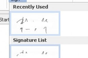 How to Put Signature on PDF Document/File ?