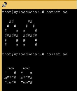 banner-and-toilet Linux 下的 banner 和 toilet (厕所) 互联网 折腾 有意思的 网站信息与统计 