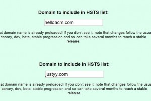 Two Domains HSTS – HTTP Strict Transport Security