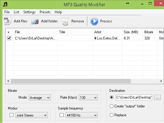 mp3-quality-modifier Freeware to Convert MP3 by Quality tools / utilities 