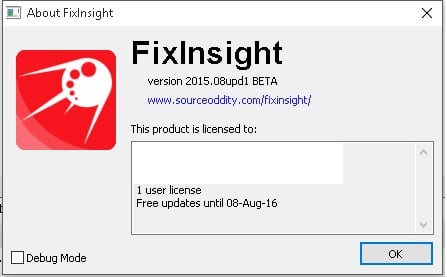about-fixinsight Reviews of FixInsight - Delphi Static Code Analyser CI server delphi FixInsight static code analyser tools / utilities 