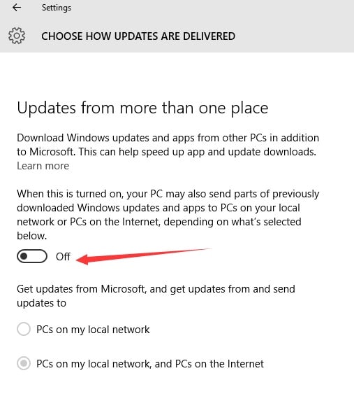 how-updates-are-delivered-windows-10 Disable P2P - Windows 10 Update Stealing Your Network Bandwidth tricks windows 