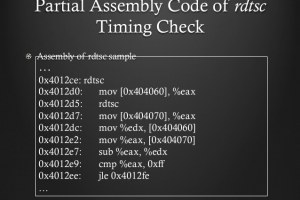 The RDTSC Performance Timer written in C++
