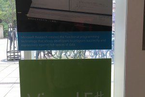 A Glimpse on Microsoft Research Cambridge