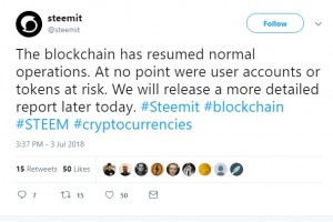 Steem Blockchain Incident of Negative Vesting and Witness Node updated to 0.19.5!