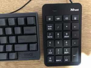 numpad and arrow keys