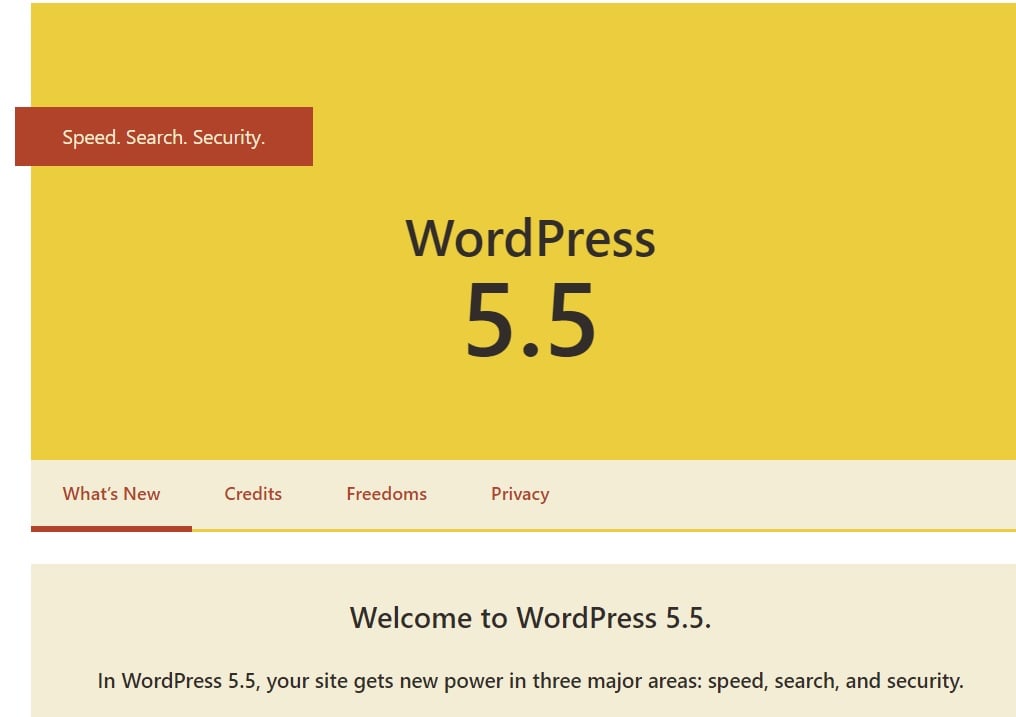 wordpress 5.5 | FxZ | Actualización de Wordpress 5.5
