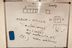 Teaching Kids Programming – Compute the Maximal Perimeter by Forming a Rectangle from N squares