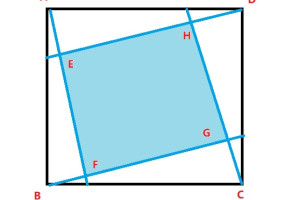 Teaching Kids Programming – Compute the Area of Square in Square (Similar Triangles, Math, Geometry)