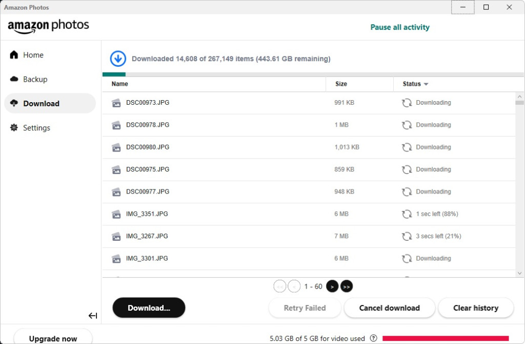 Download Amazon Files from Amazon Photos App