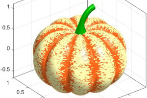 Draw a Pumpkin using Matlab