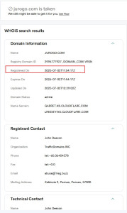 fake-scammer-contract-signing-whois-179x300 Fake Scammer Domain was just recently registered, as shown by whois lookup. The Registrant is called John Deecon.