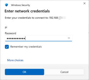 samba-access2025-10-01-12.35.43-300x268 Enter Network Credentials to access the network drive.
