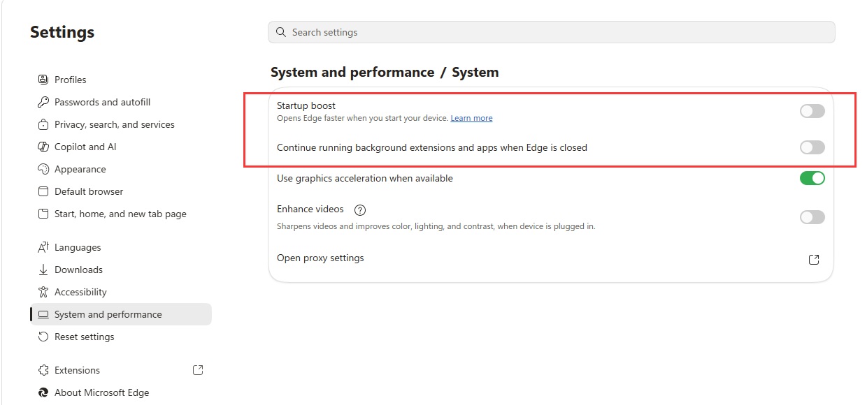 startup-boost-windows Microsoft Edge Settings That May Be Slowing Down Your Windows PC