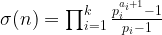 tex_0ae36f050cf7aea6d4372cc1279a5984 Understanding the Sigma Function: Divisors, Multiplicativity, and the Formula