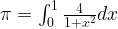 tex_3f534db327af211fd2cc2f0cd10b106a Calculating Pi with Numerical Integration in Python and C++
