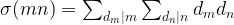 tex_813eb3fc6e705221e4f95808a1793db9 Understanding the Sigma Function: Divisors, Multiplicativity, and the Formula