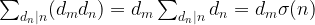 tex_8cf1189084b71573c630e36290bcb2d2 Understanding the Sigma Function: Divisors, Multiplicativity, and the Formula