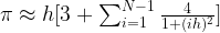 tex_99c0727f4229d884ea42edb039185ce0 Calculating Pi with Numerical Integration in Python and C++