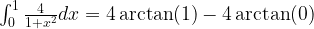 tex_b1041bd6b4631866c3f3e21265241446 Calculating Pi with Numerical Integration in Python and C++