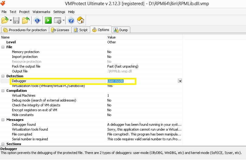 vmp Visual Studio .NET 4.0 Disables COM DLL protected by VMProtect c # code compiler debug delphi interpreter / compiler programming languages technical tools / utilities VMProtect windows 